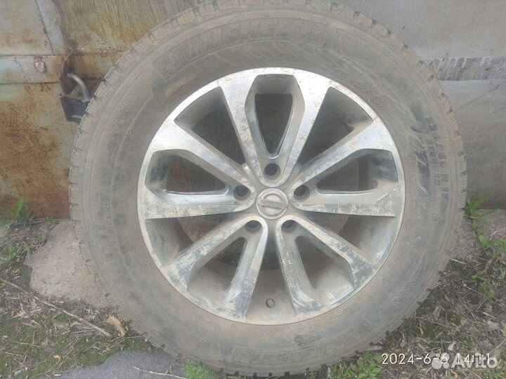 Литые диски r 17 5x114 3 nissan x trail