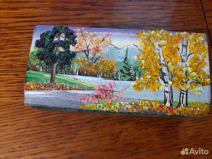 Шкатулка из натурального камня