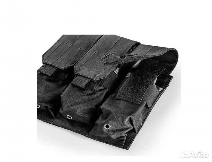 Подсумок тактический закрытый на 3 магазина