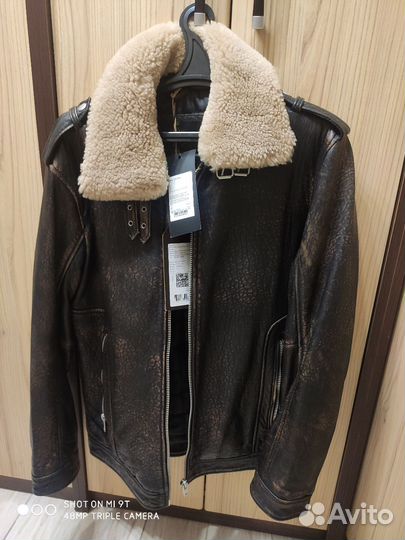 Кожаная куртка снежная королева новая