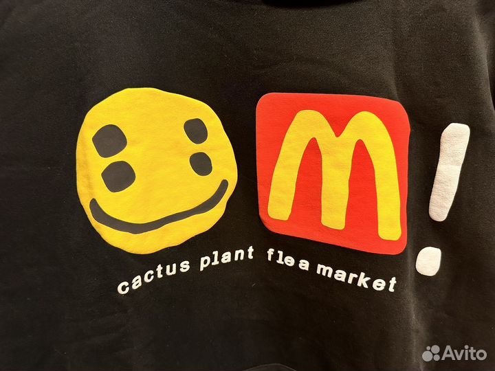 Худи Cactus Jack McDonalds черное (L-XL)