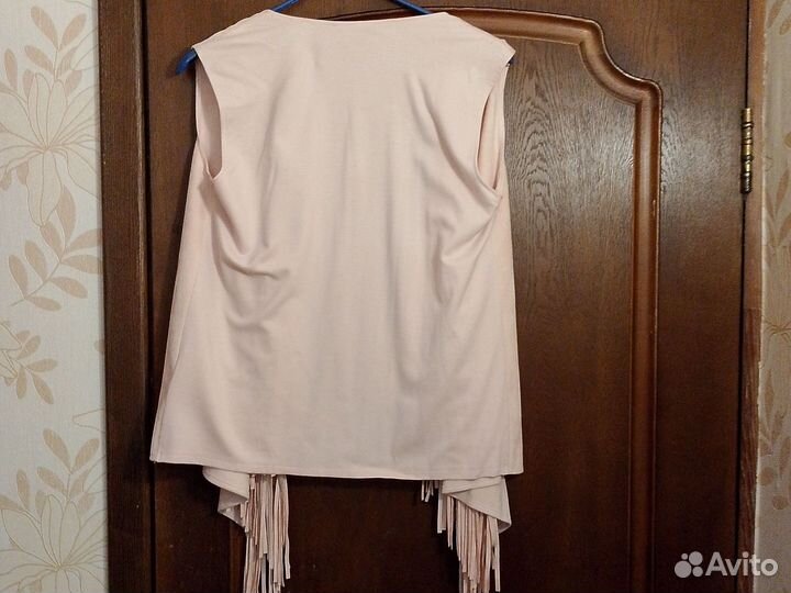 Жилетка женская замшевая 48