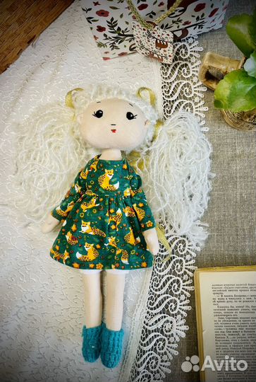 Кукла текстильная игровая с одеждой