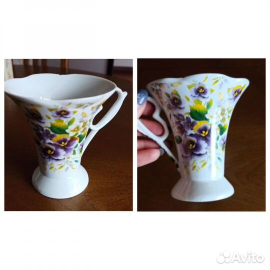 Кофейная пара Gural. Креманка СССР. Ведро для льда