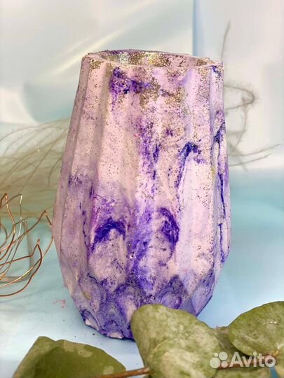 Гипсовое кашпо