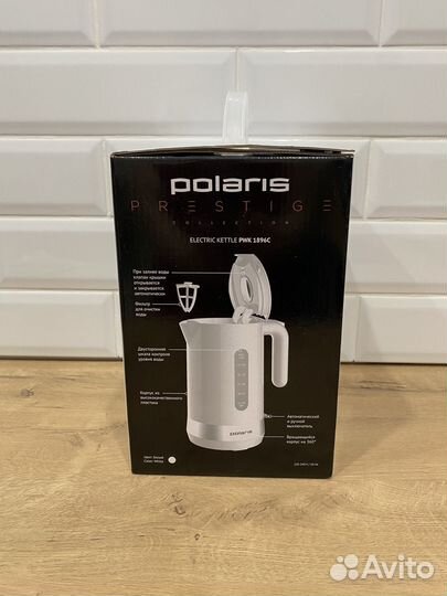 Чайник электрический Polaris новый