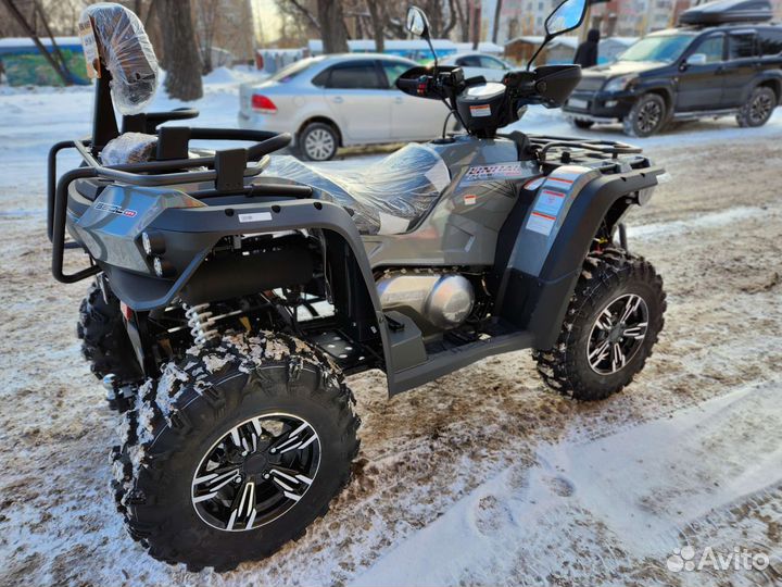 Квадроцикл Linhai M550L серый EFI эпсм