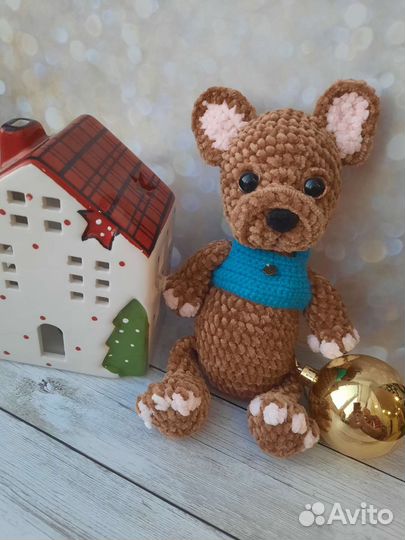 Плюшевый щеночек французского бульдога