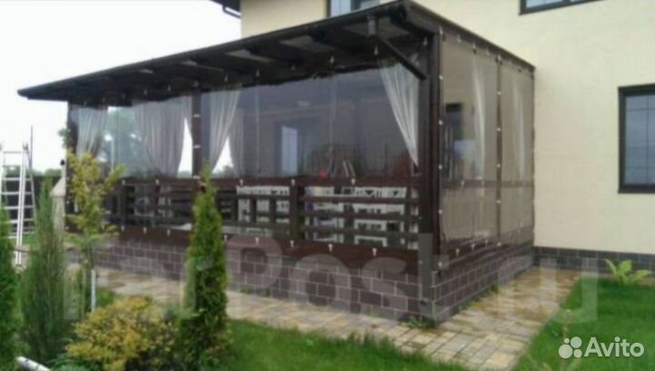 Мягкие окна для беседок, террас и веранд