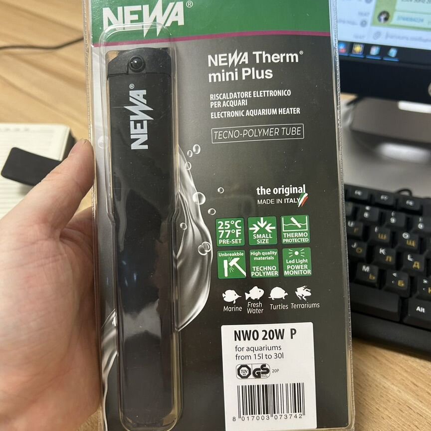 Нагреватель для аквариума Newa Therm Mini NWO-20P