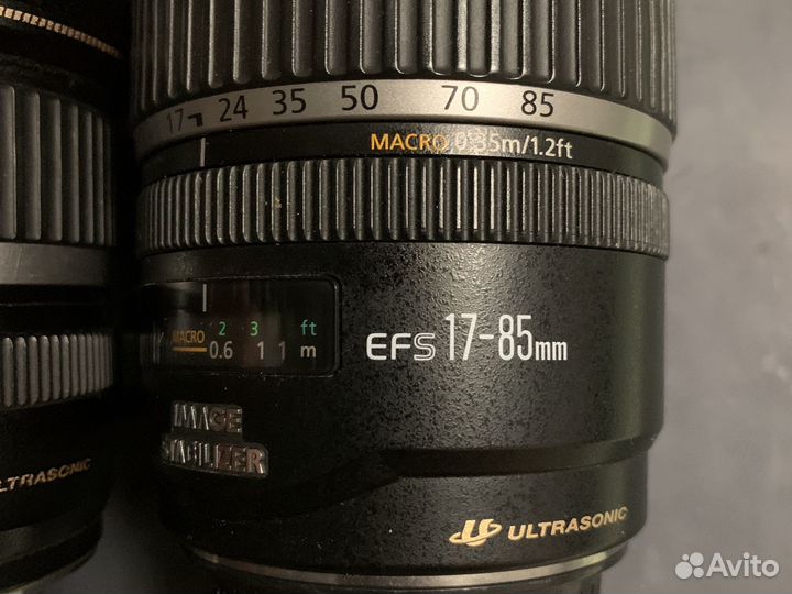 Объектив canon efs 10-22mm usm и efs 17-85mm usm