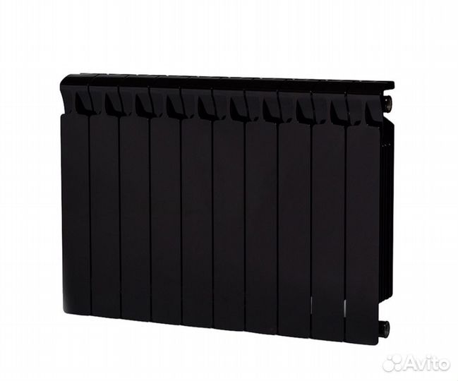 Радиатор биметаллический 500 мм 10 секций 3/4 боко