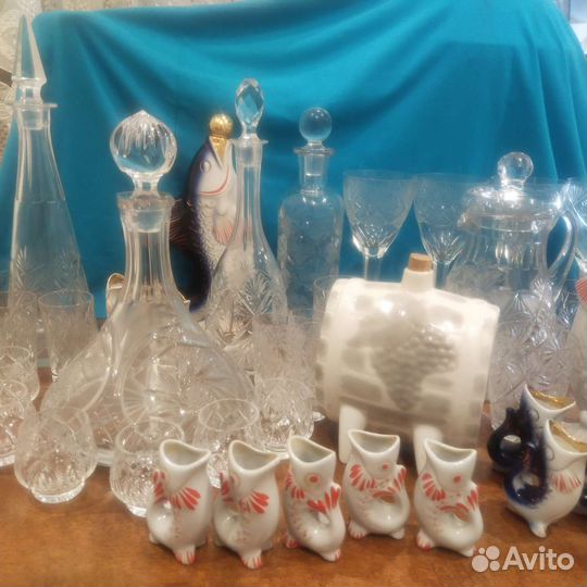 Штофы и графины СССР