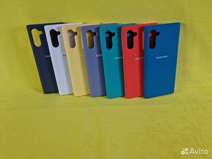 Чехол Samsung note 10 Silicone Cover