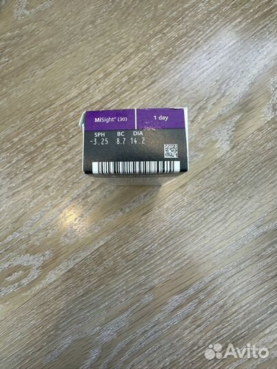 Линзы контактные MiSight 1 day