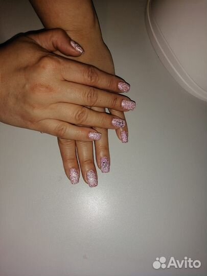 Наращивание ногтей,гель лак