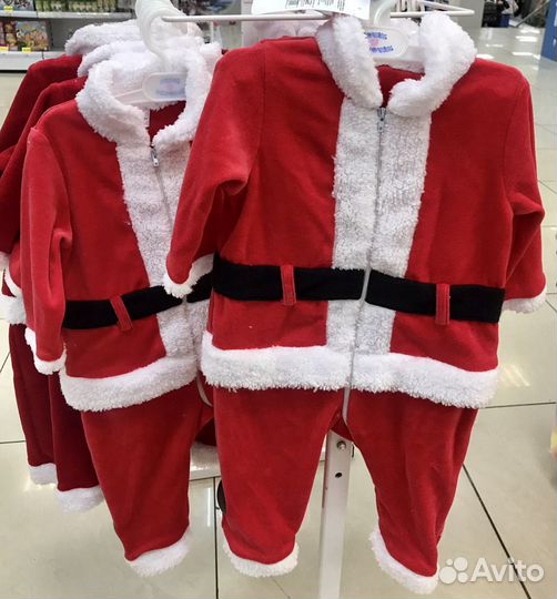 Костюм деда мороза детский