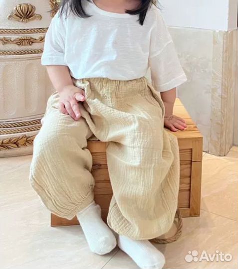 Штанишки детские муслин