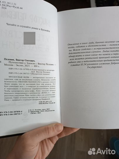 Виктор Пелевин, Путешествие в Элевсин