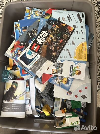 Lego лего с инструкциями, 4,5 кг