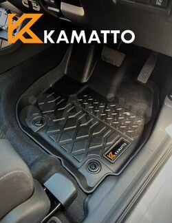 Ковры в салон Kamatto 3D Honda Fit 2013-2020