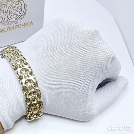Серебряный браслет Рамзес 74гр