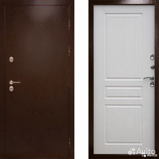 Входные двери с терморазрывом Сибирь трио медь