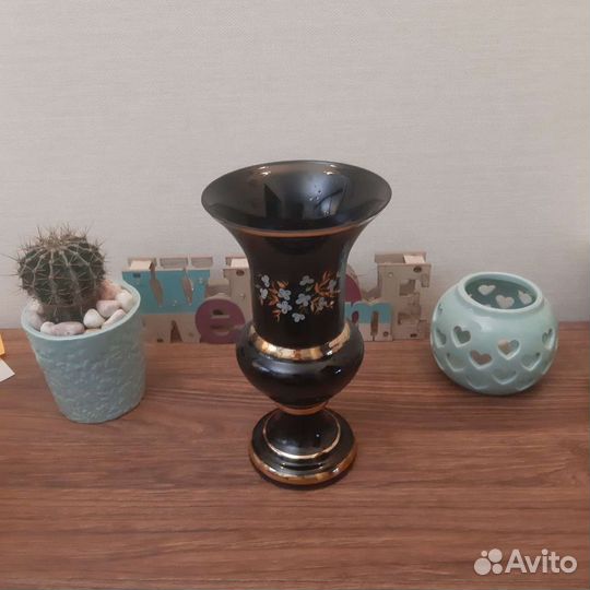 Ваза богемское стекло