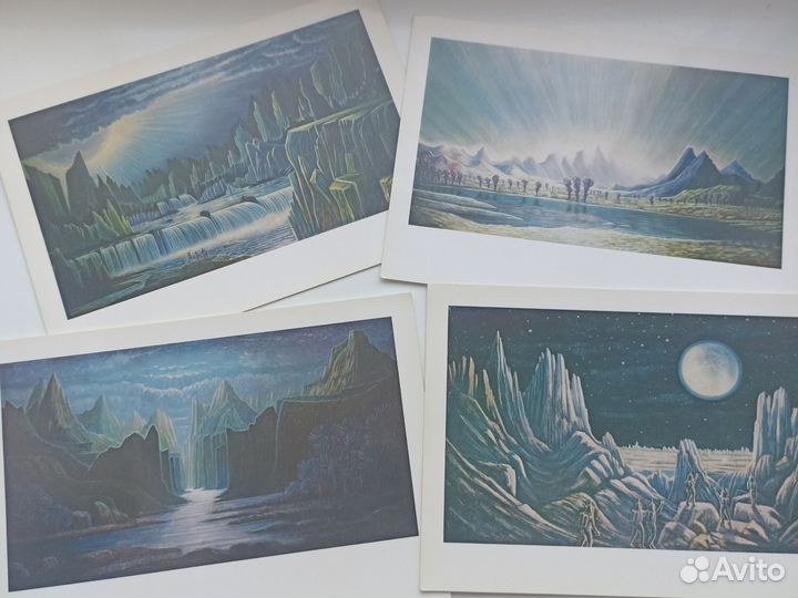 Открытки Планеты разноцветных Солнц