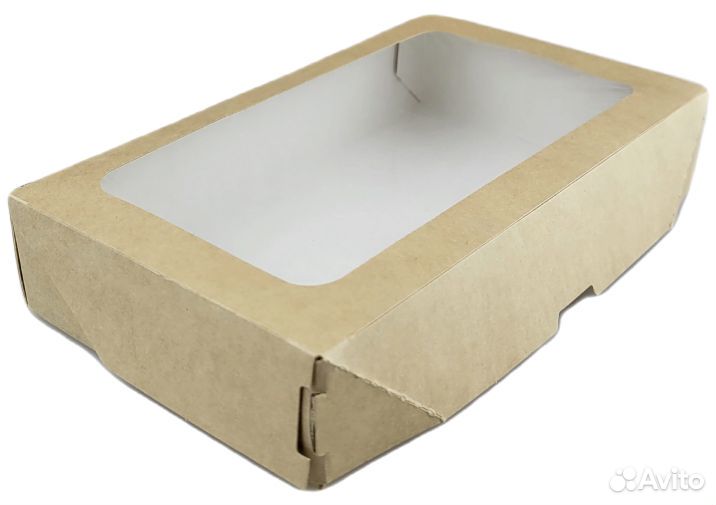 Коробка с окном 1000 мл 205*120*40 Food To Go 25шт