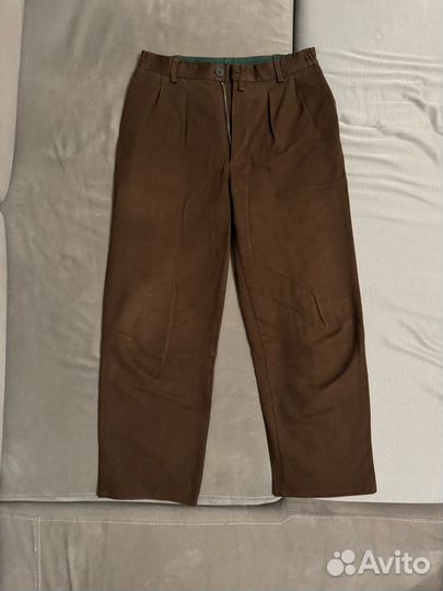 Коричневые штаны широкие меч