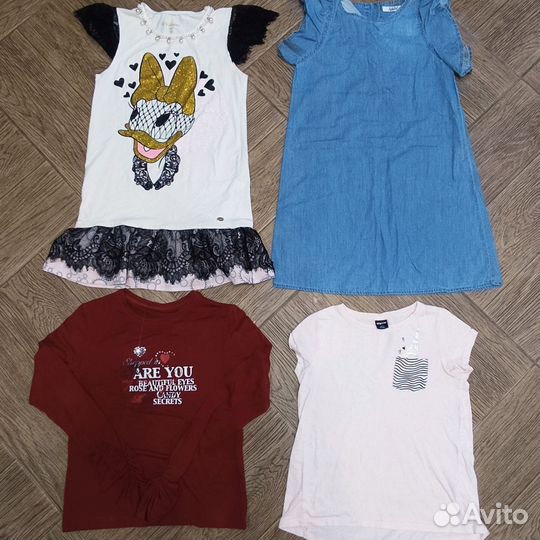 Вещи пакетом на девочку 134 140