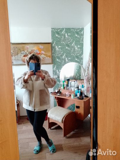 Куртка зимняя женская 56 размер бу