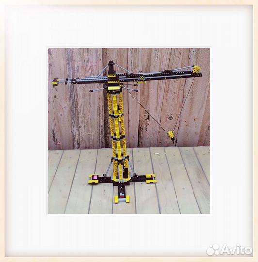 Lego, башенный кран, пакетом