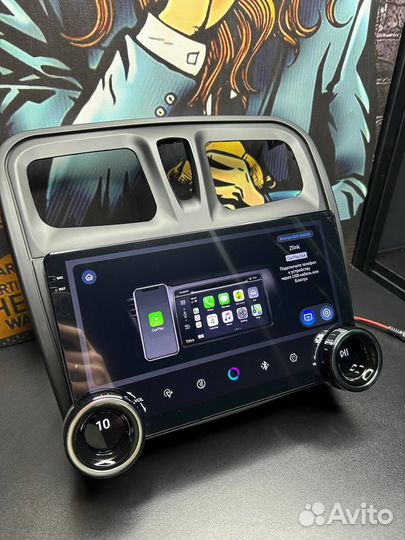 Магнитола Android 6+128гб Renault Sandero