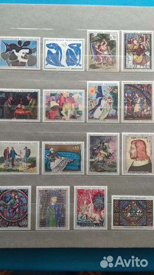 Почтовые марки Соц. страны, Монако, Франция