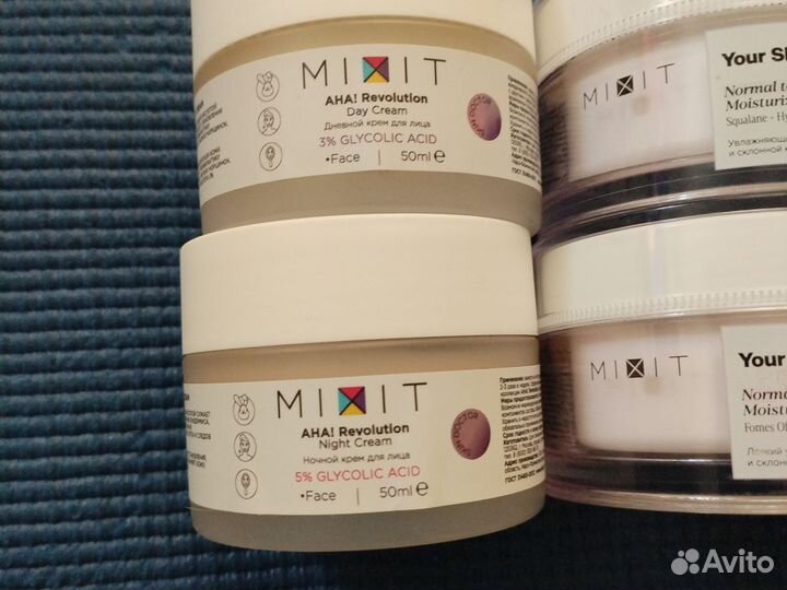 Крем для лица, скраб и крем для тела