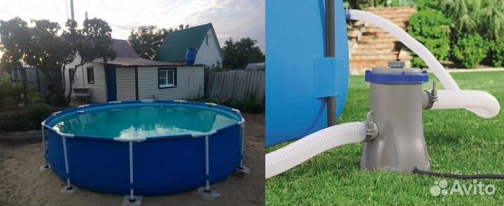 Каркасный бассейн новый