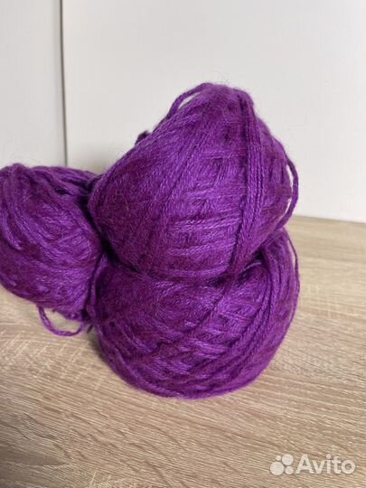 Пряжа нитки для вязания (мохер)