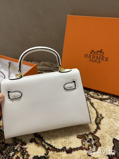 Hermes сумка белая