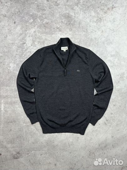 Шерстяной свитер Lacoste 1/4 zip