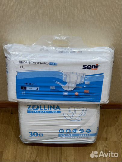 Памперсы для взрослых seni 3 L