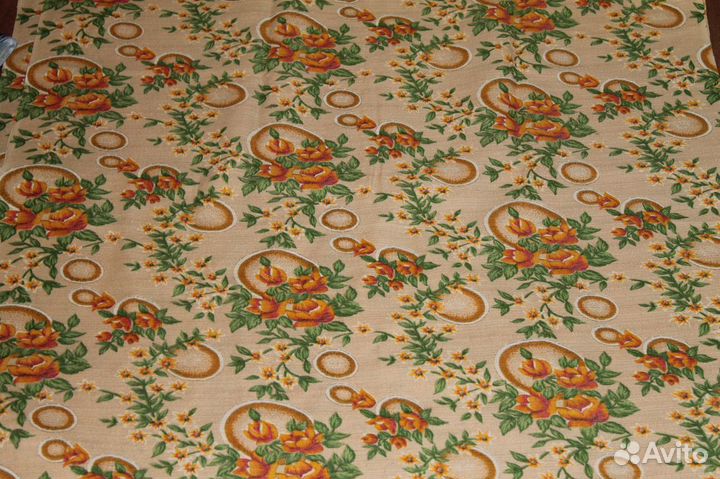 Ткань СССР сатин хлопок вискоза капрон