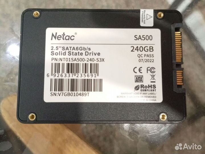 Мощнейший Ssd накопитель Netac SA500 на 240GB