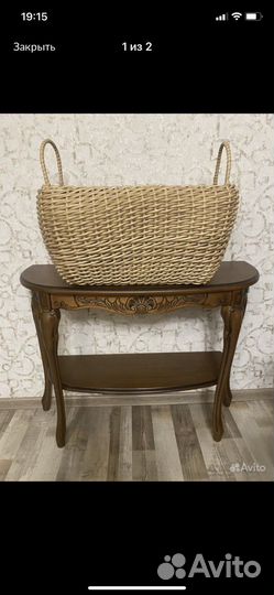 Дровница из искуственного ротанга