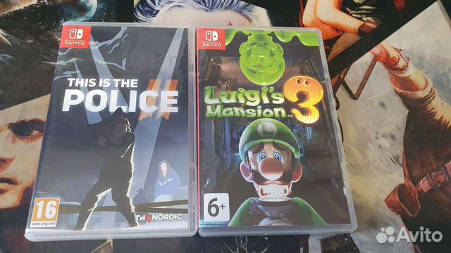 Luigis mansion 3 + This is police 2 для switch