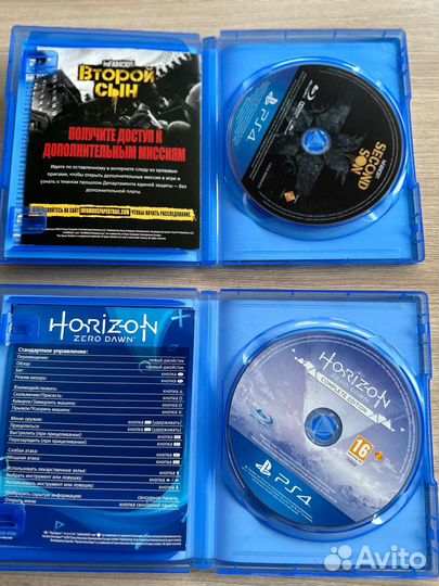 Infamous Second Son, Horizon Zero Dawn ps4