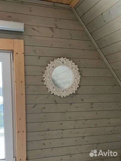 Зеркало макраме