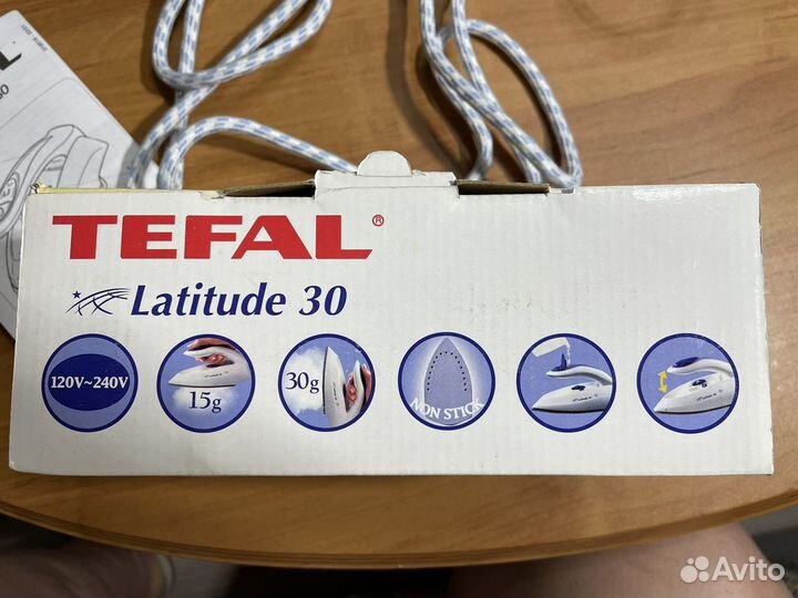 Утюг дорожный Tefal Latitude 30 новый