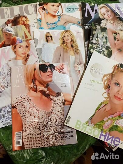 Журналы по вязанию. Спицы и крючок. Вышивка